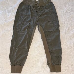 Anthropologie the Nomad Olive Green Joggers